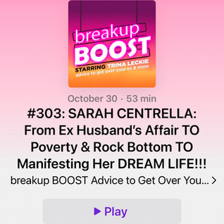 Sarah Centrella on the breakup boost