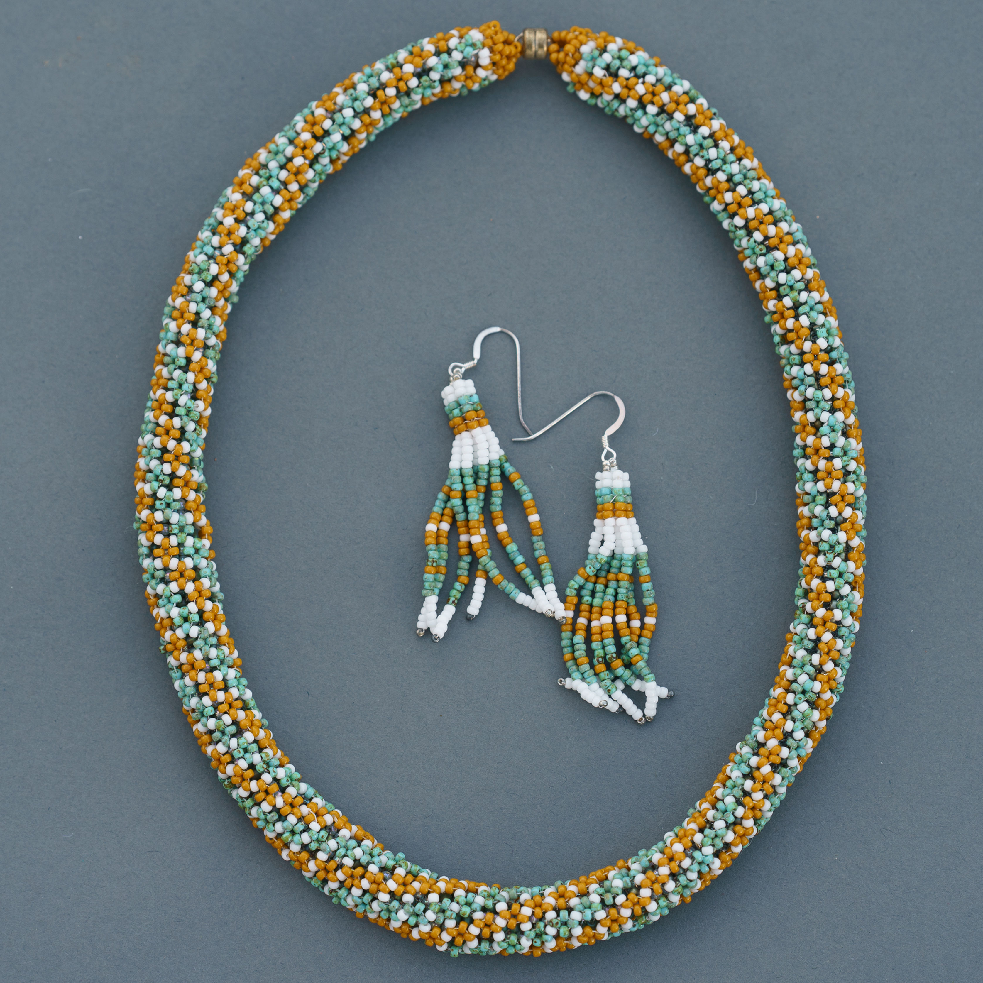 Beaded Rope and Earring sets