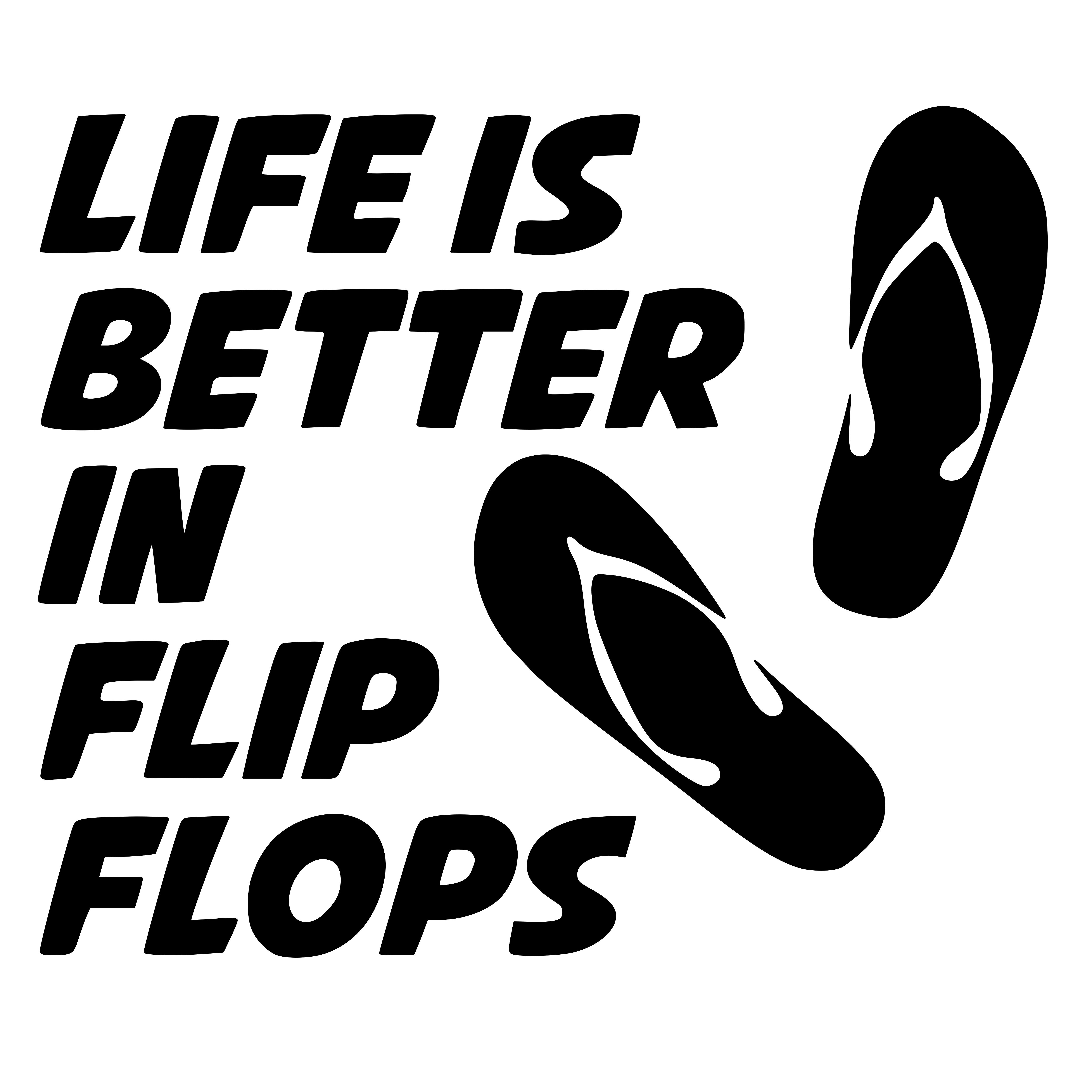 LIFE IS BETTER IN FLIP FLOPS DECAL