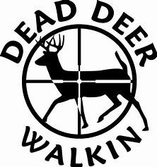 DEAD DEER WALKING DECAL