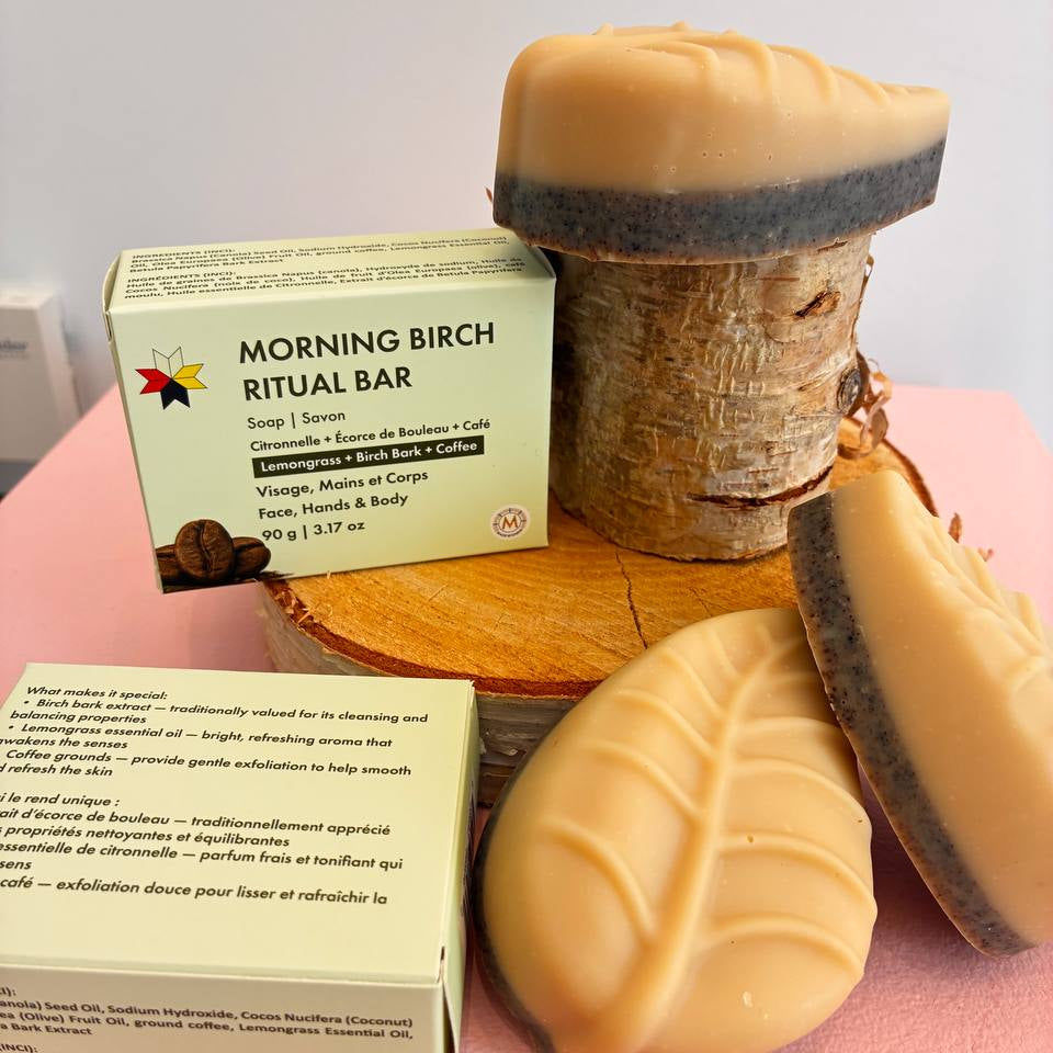 Maskwiomin Morning Ritual Bar Lemongrass + Coffee