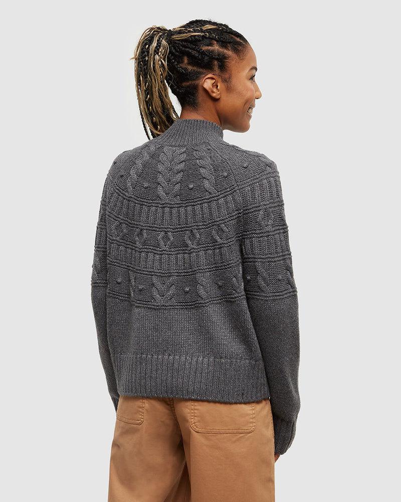 Thumbnail: Tentree W Colson Sweater in Grey