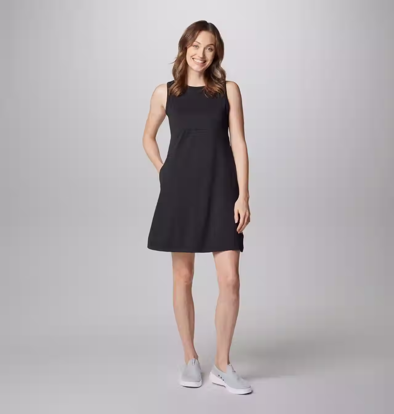 Columbia Women's PFG Freezer Tank Dress Black