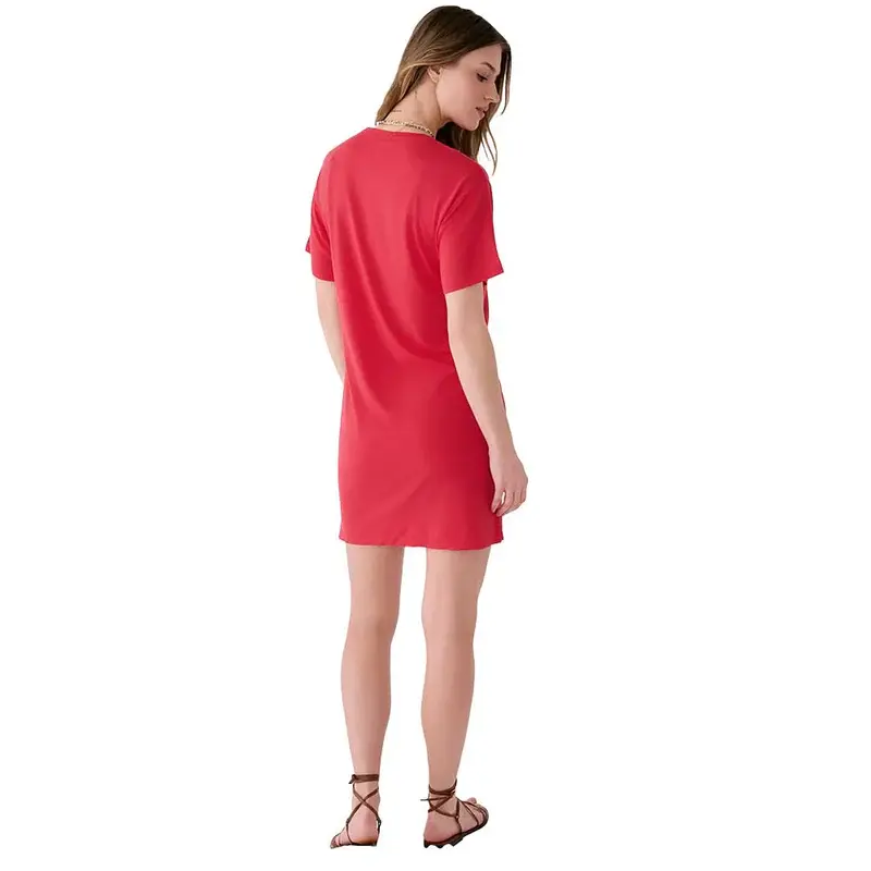 Thumbnail: Lole Women's Dynamic Tee Dress Poppy