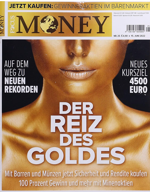Zeitschriftentitel - Der Reiz des Goldes