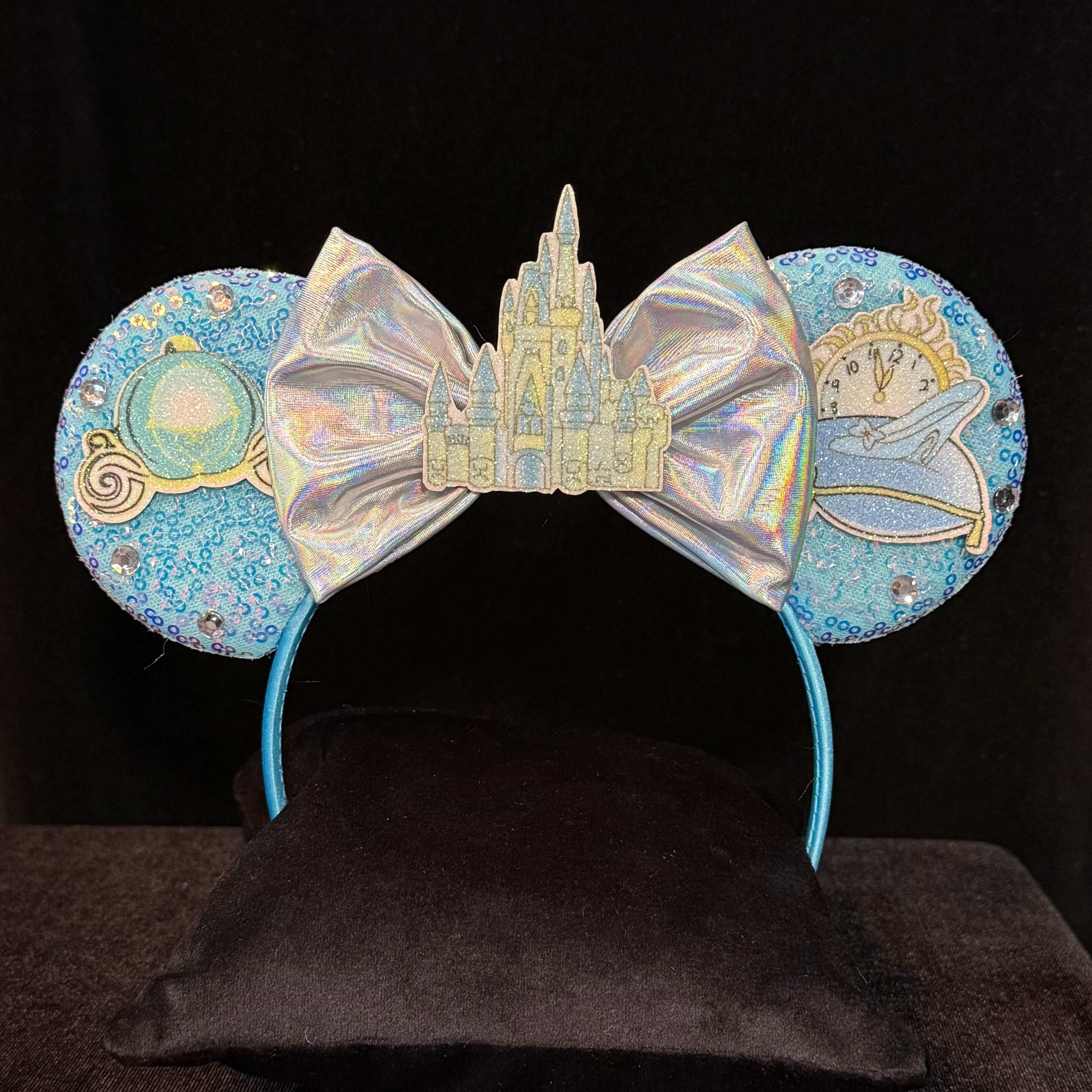 Cinderella Sequined Headband Mouse Ears