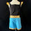 Thumbnail: Girl’s Size 5-6 Disney Frozen Anna Romper