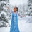 Thumbnail: Girl's Disney Frozen Princess Elsa Dress Costume