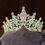 Thumbnail: Women's or Girl’s Purple Crystal Tiara Crown