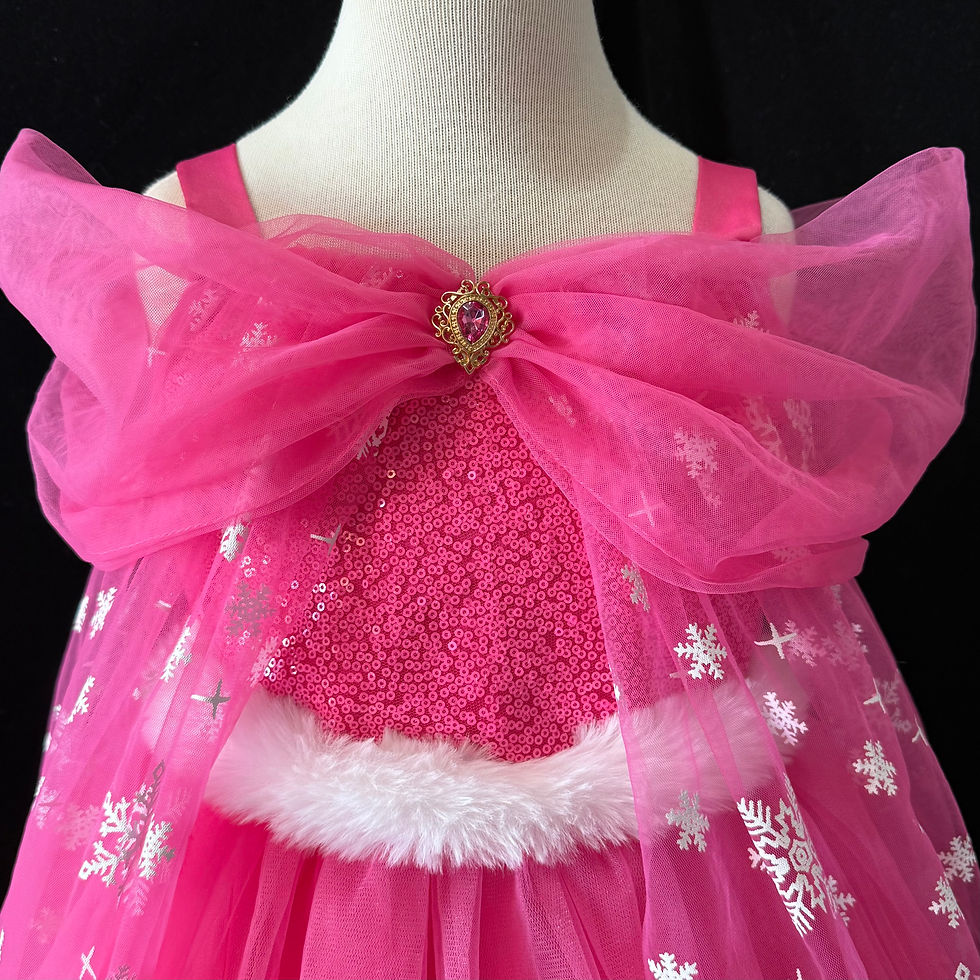 Thumbnail: Girl's Pink Disney Frozen Elsa Dress Costume