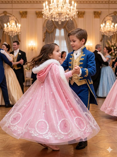 Girl's Pink Disney Cinderella Cape Cloak