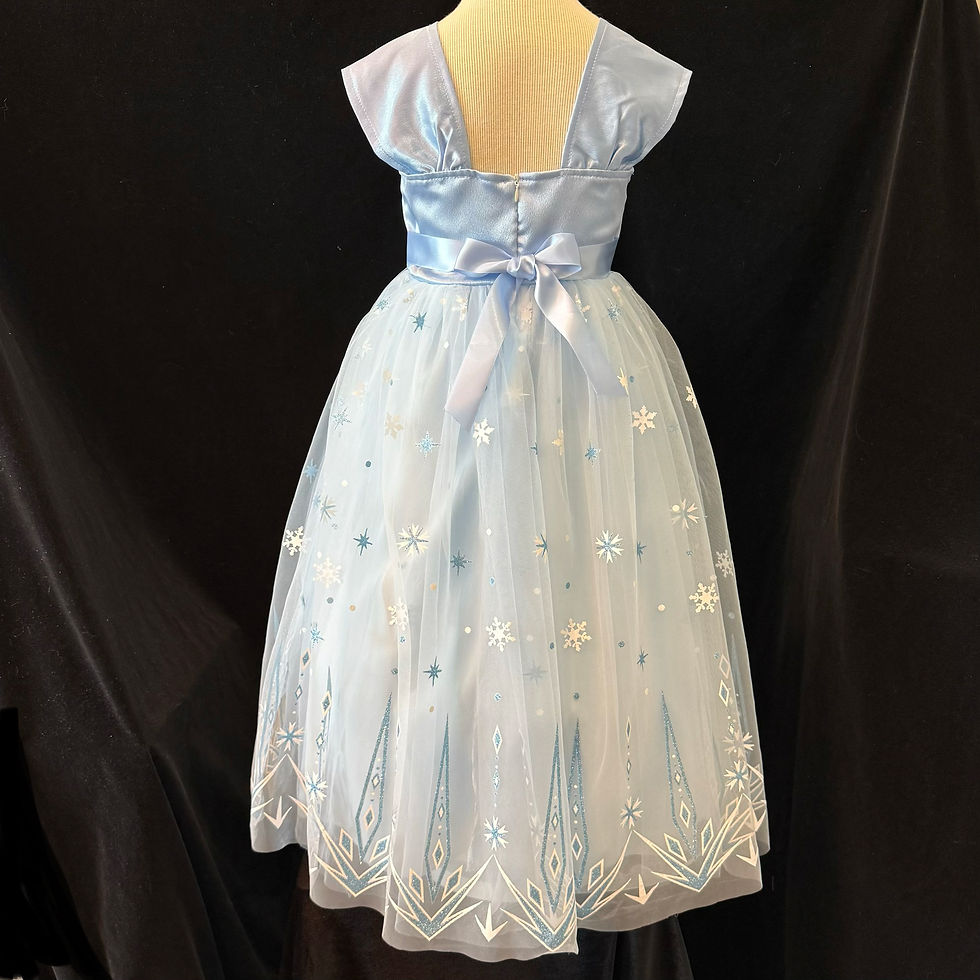 Thumbnail: Girl's Disney Elsa Ice Princess Frozen Summer Dress Costume