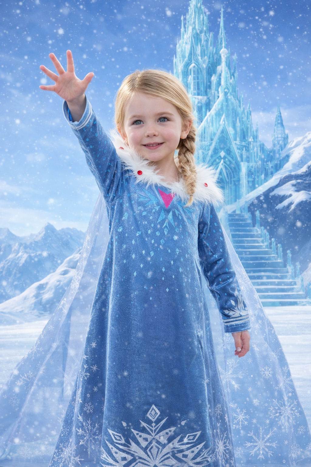 Girl's Disney Frozen Elsa Dress Costume