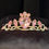 Thumbnail: Women's or Girl's Pink Crystal Tiara Crown