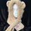 Thumbnail: Kid or Adult Soft Faux Fur Textured Bear Hat Scarf Combo