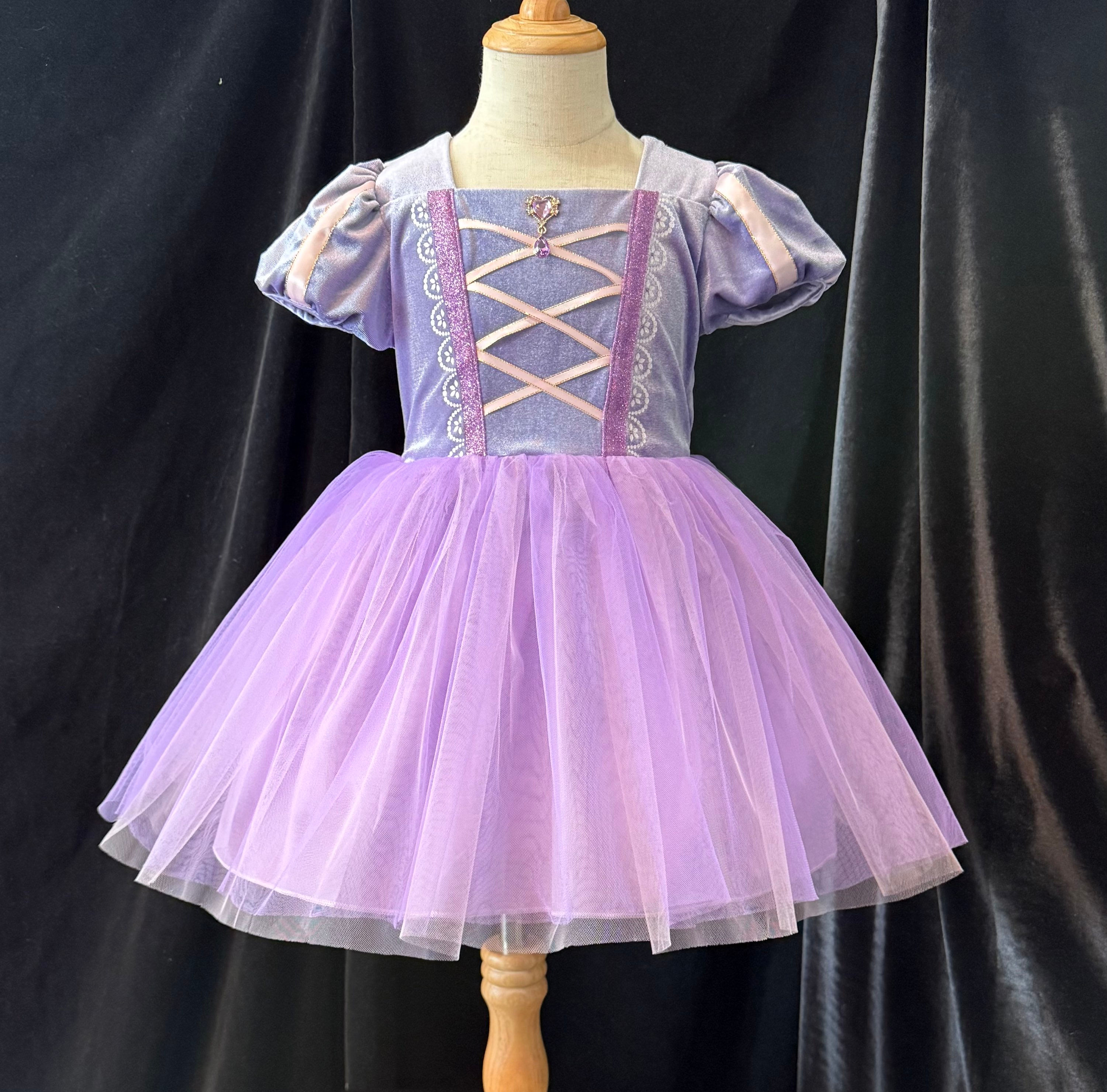 Girl's Size 2-3 Disney Princess Rapunzel Dress Costume