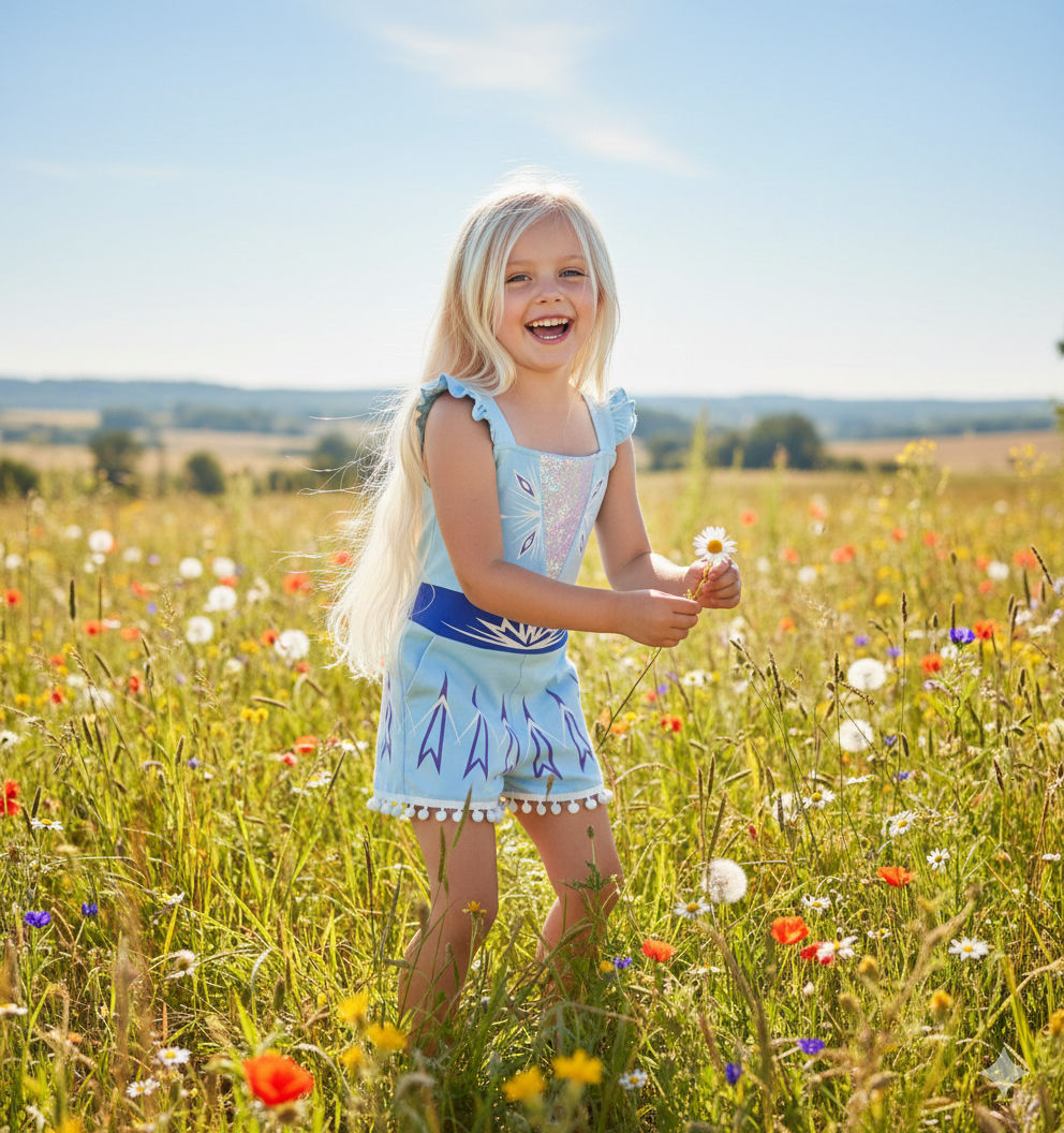 Girl’s Size 4-5 Disney Frozen Elsa Romper