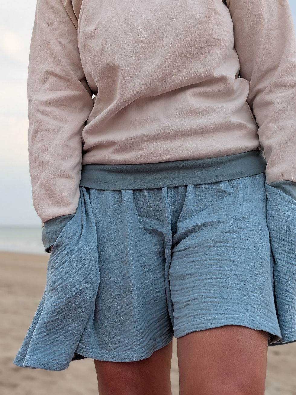 les jupes culottes COQUELICOT et LILAS adaptées
