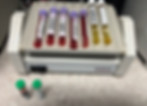 “Blood and urine sample testing equipment used at Cumberland Animal Hospital Russell Springs for in-house diagnostics.