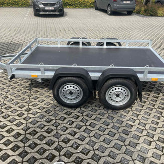location de remorque Nouvelle remorque double essieux
remorque modulable pour quad,3 motos,tracteur etc
2.6x1.42