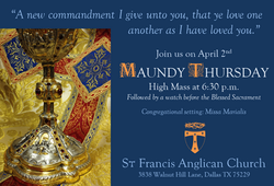 1 Maundy Thursday 2026