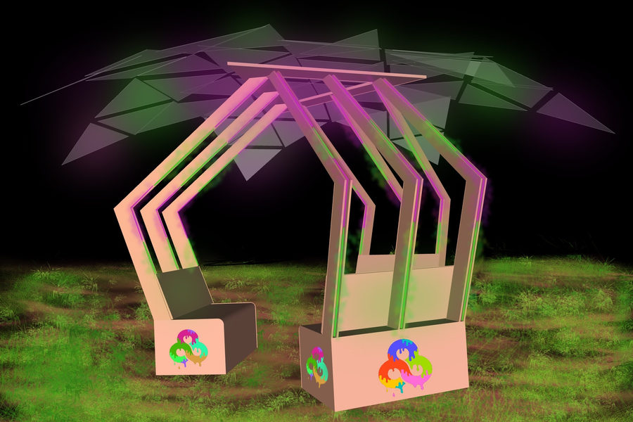 Art direction and installations by Wingspeak