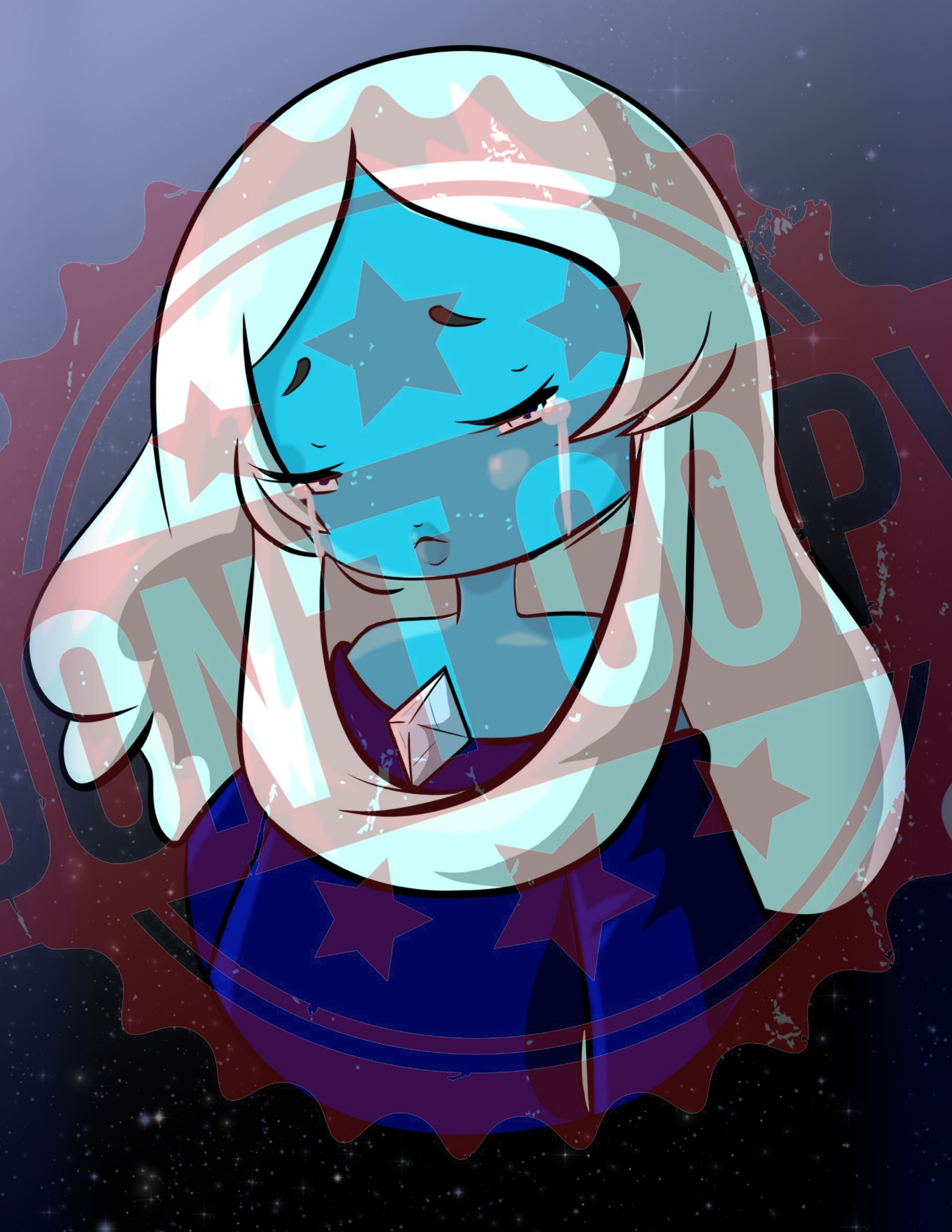 Blue Diamond Chibi