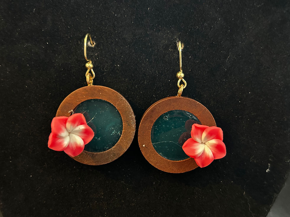 Thumbnail: Wooden Plumera Flowers