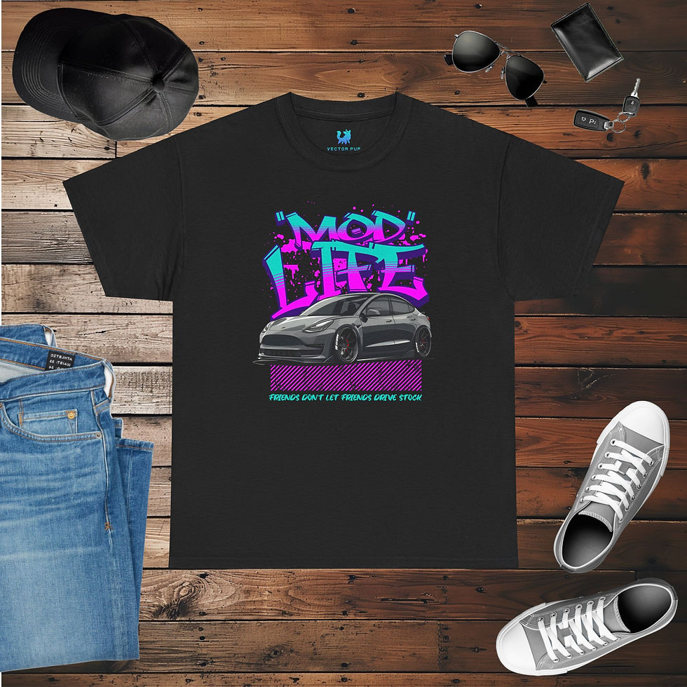 Thumbnail: Model 3 Graffiti Graphic Tee