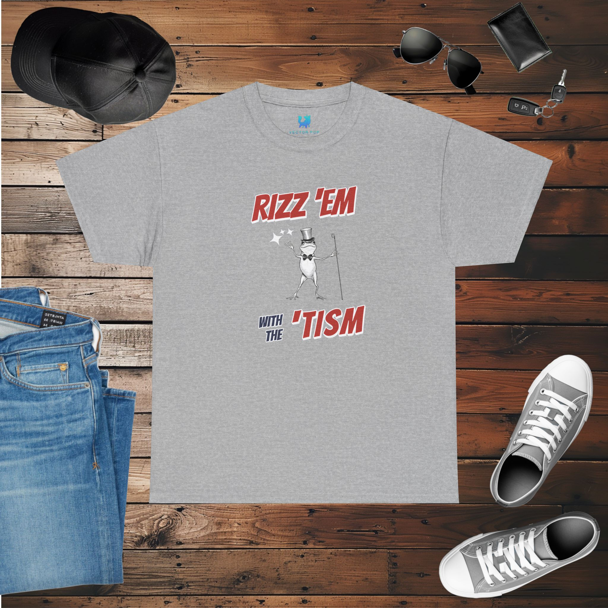Rizz'em With the Tizm Autism Graphic Tee