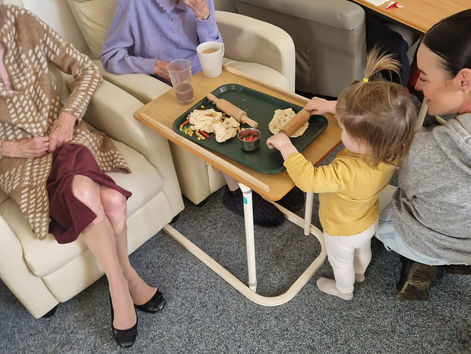 Little visitors from Little Flocks