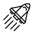 graphic of a rocket