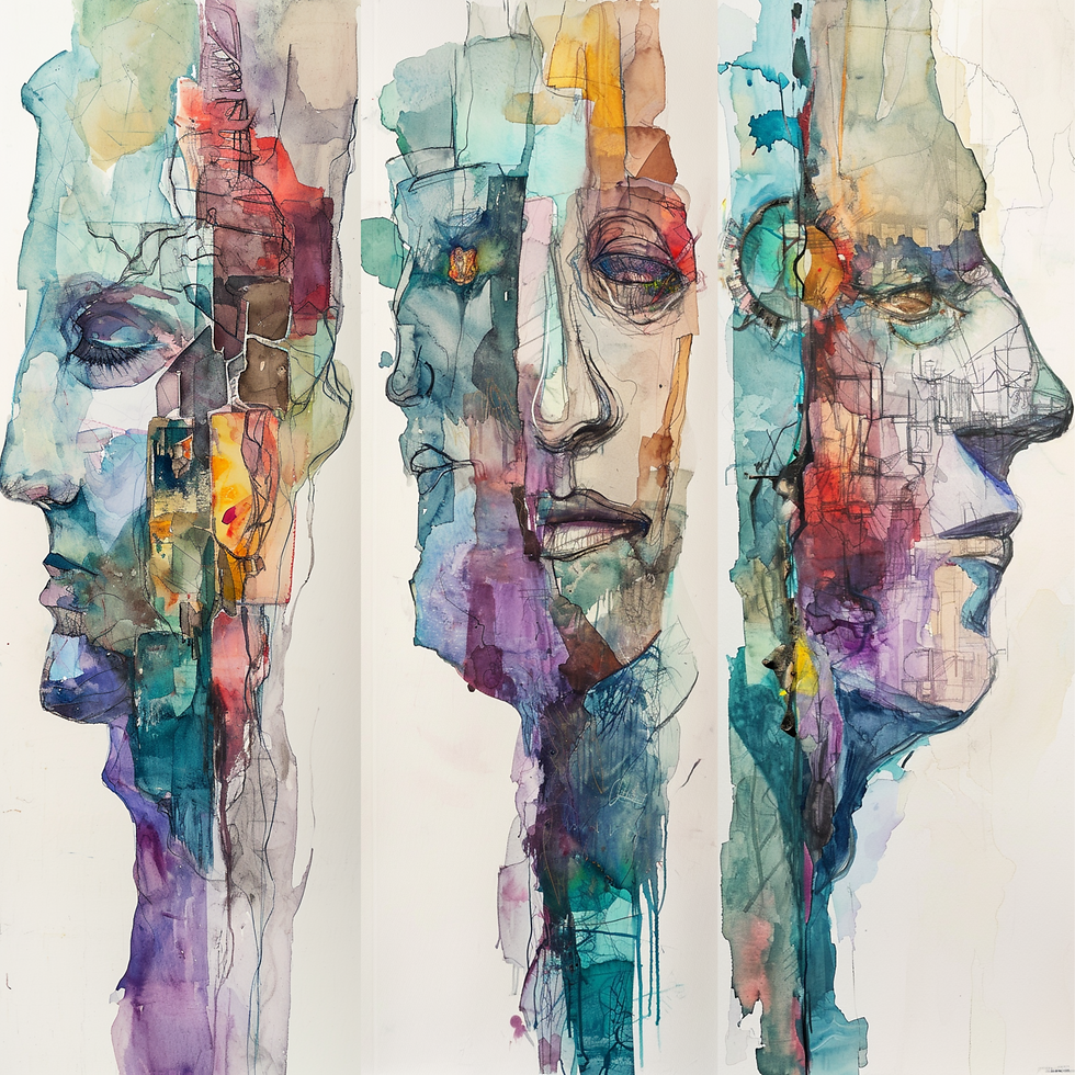 “Soul Spectrum” - The Colorful Conscious (Triptych) (Limited Edition)