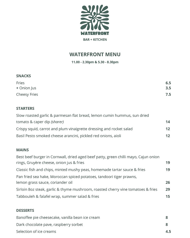 Waterfront Food Menu - Soft Opening.jpg