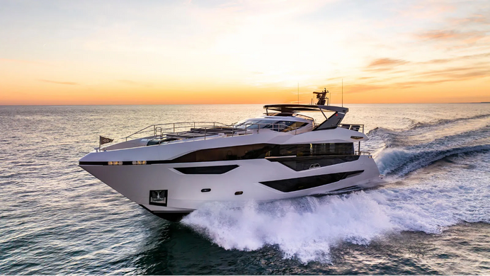 Sunseeker New build Exterior Fitout – 100 Yacht