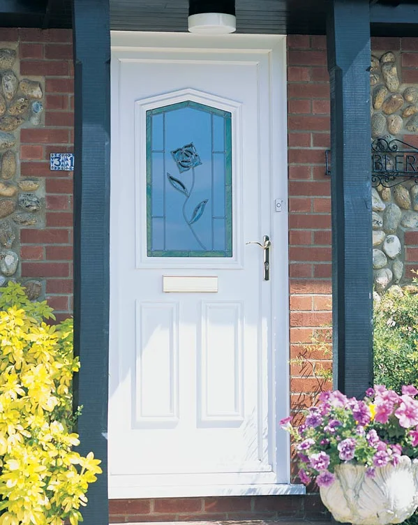 White UPVC Door