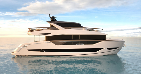 Sunseeker New build Exterior Fitout – Ocean 156
