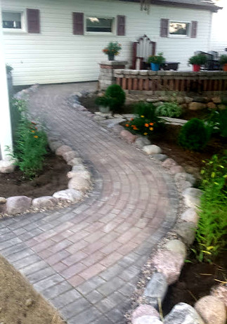 brick pathway