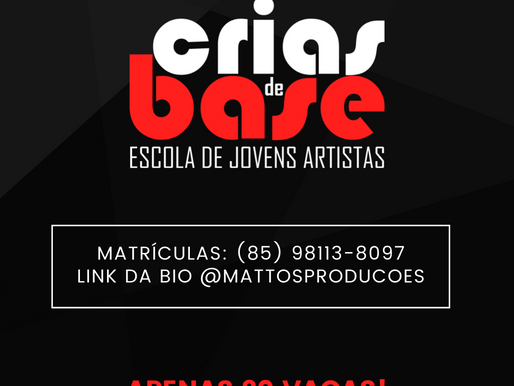 Continuam abertas as inscrições para o projeto Crias de Base