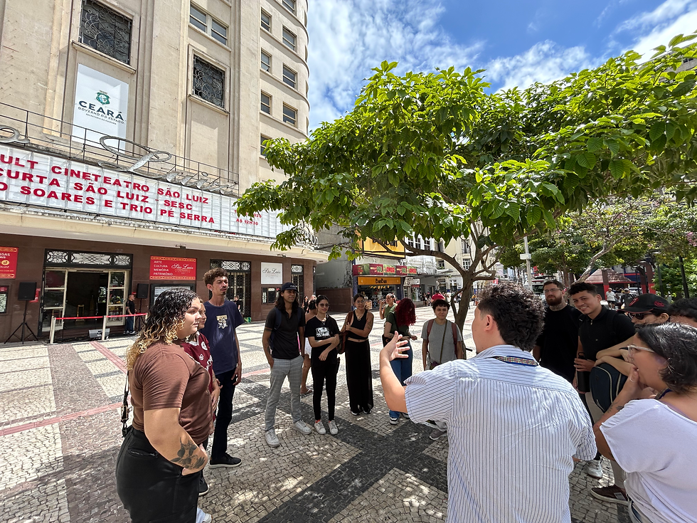 Praça do Ferreira, praça em que esta localizado o Cineteatro São Luiz em Fortaleza/CE | Foto: Acervo Digital - Mattos Produções