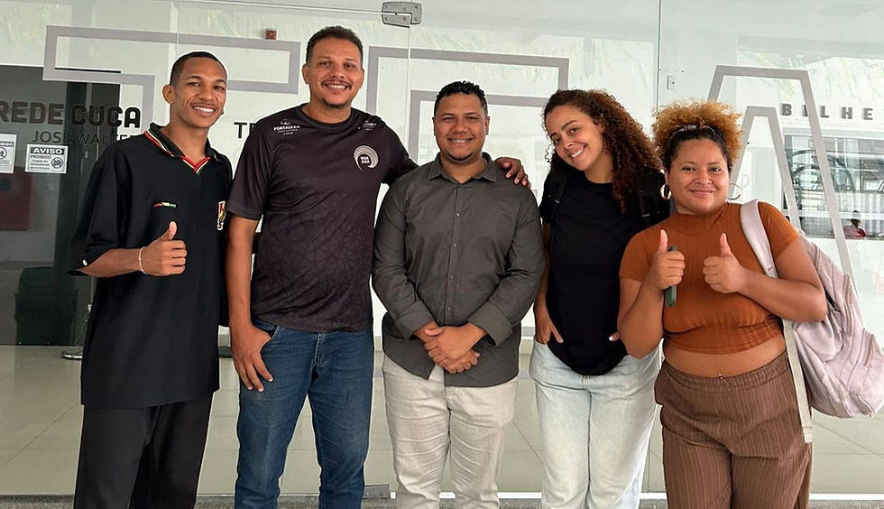 Alunos dos cursos de Produção Técnica de Palco da Mattos Produções realizam visita técnica ao Teatro do Cuca José Walter
