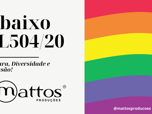 Abaixo PL 504/20. Pela cultura. Pela diversidade. Pela inclusão!