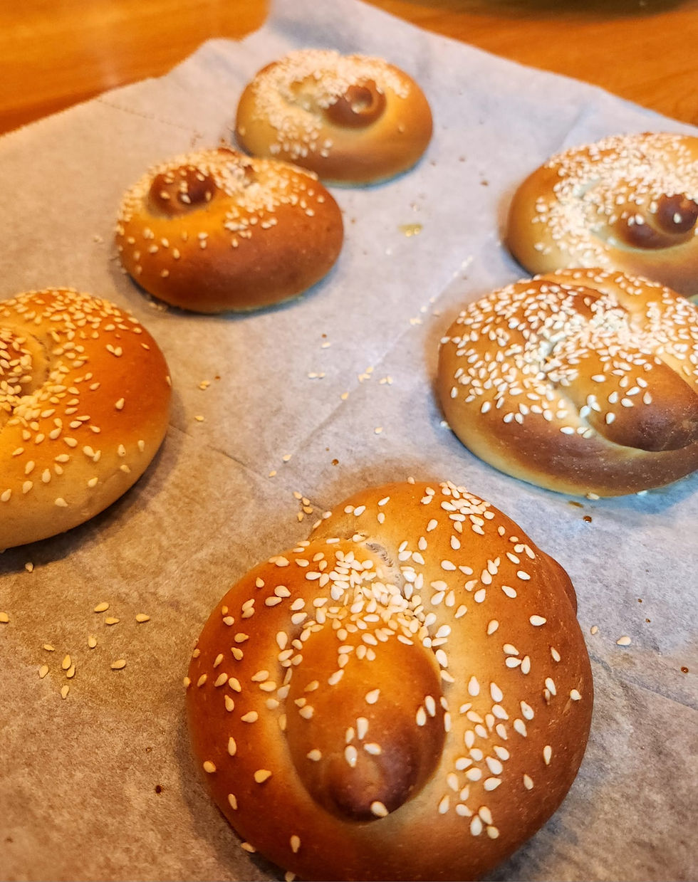 לחמניות קמח מלא ביתיות