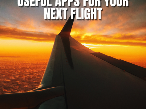 Useful apps for your next flight