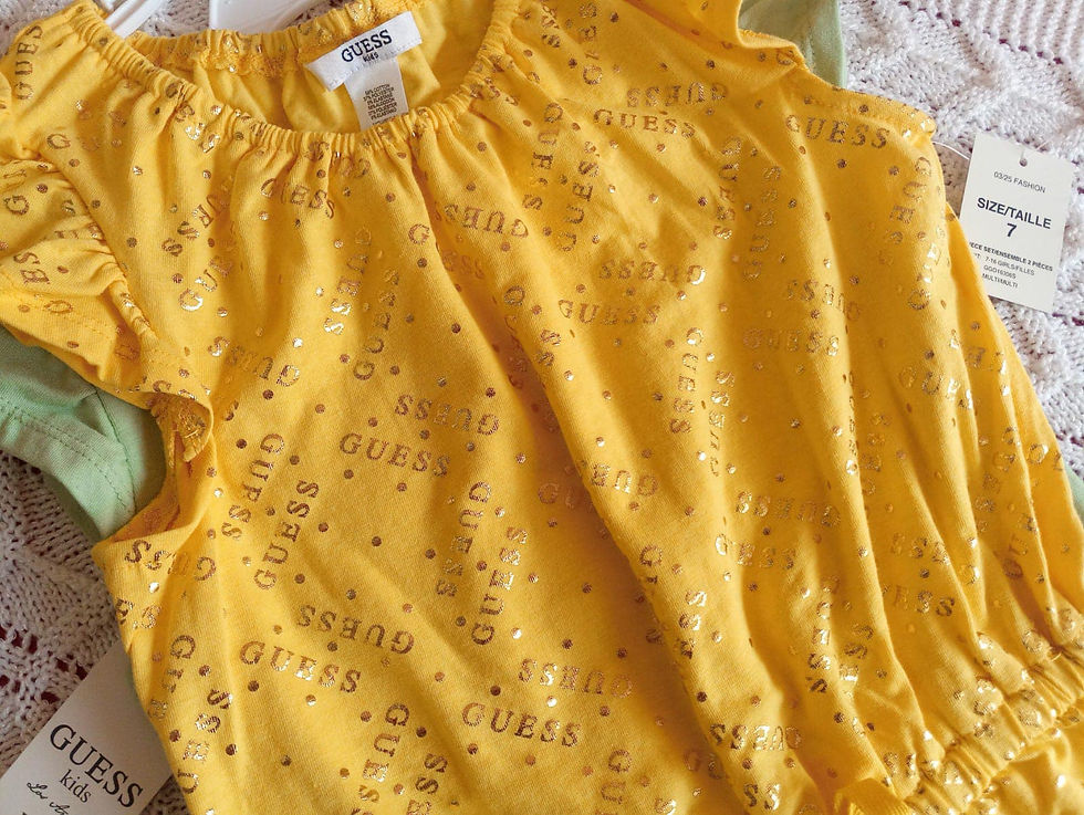 Miniatura: Set 2 piezas Vestido y Enterizo Marca Guess Kids