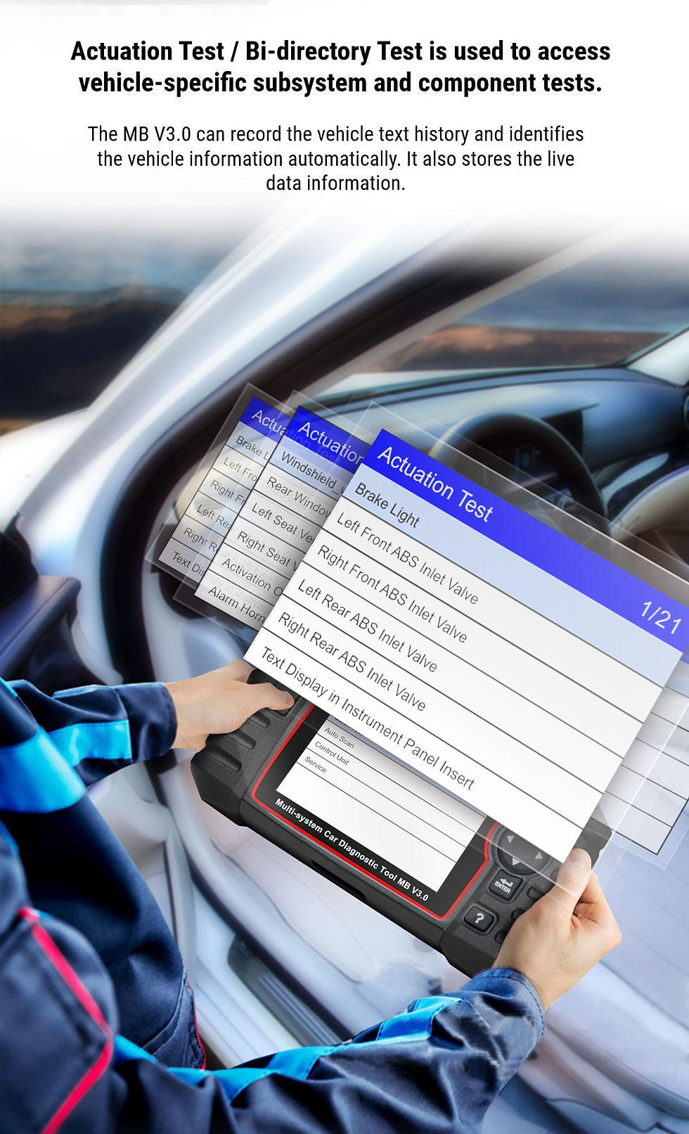 Miniature : ICARSOFT MB V3.0 Diagnostic Scanner - Mercedes, Maybach & Smart