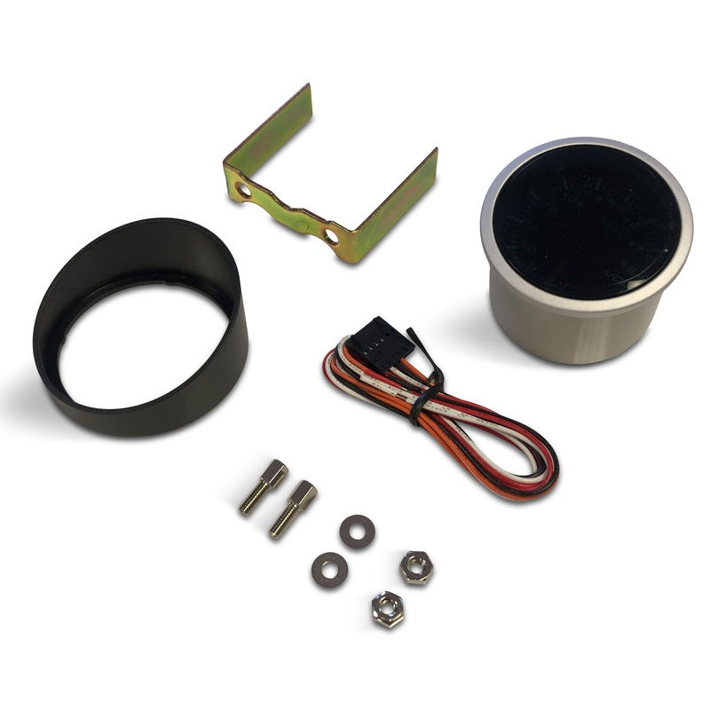 Miniatura: 52mm Prosport Smoked Super Amber/White Volt Gauge