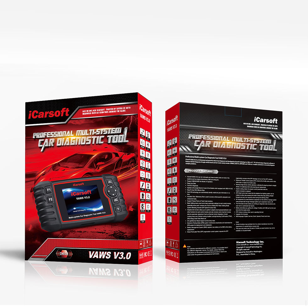 Miniatura: ICARSOFT VAWS V3.0 Diagnostic Scanner - VW, VAG, Audi, Seat & Skoda