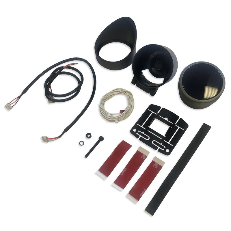 Sīktēls: 52mm Motormeter Stepper Motor Super Blue (Warning) Rev Counter 0-10,000rpm