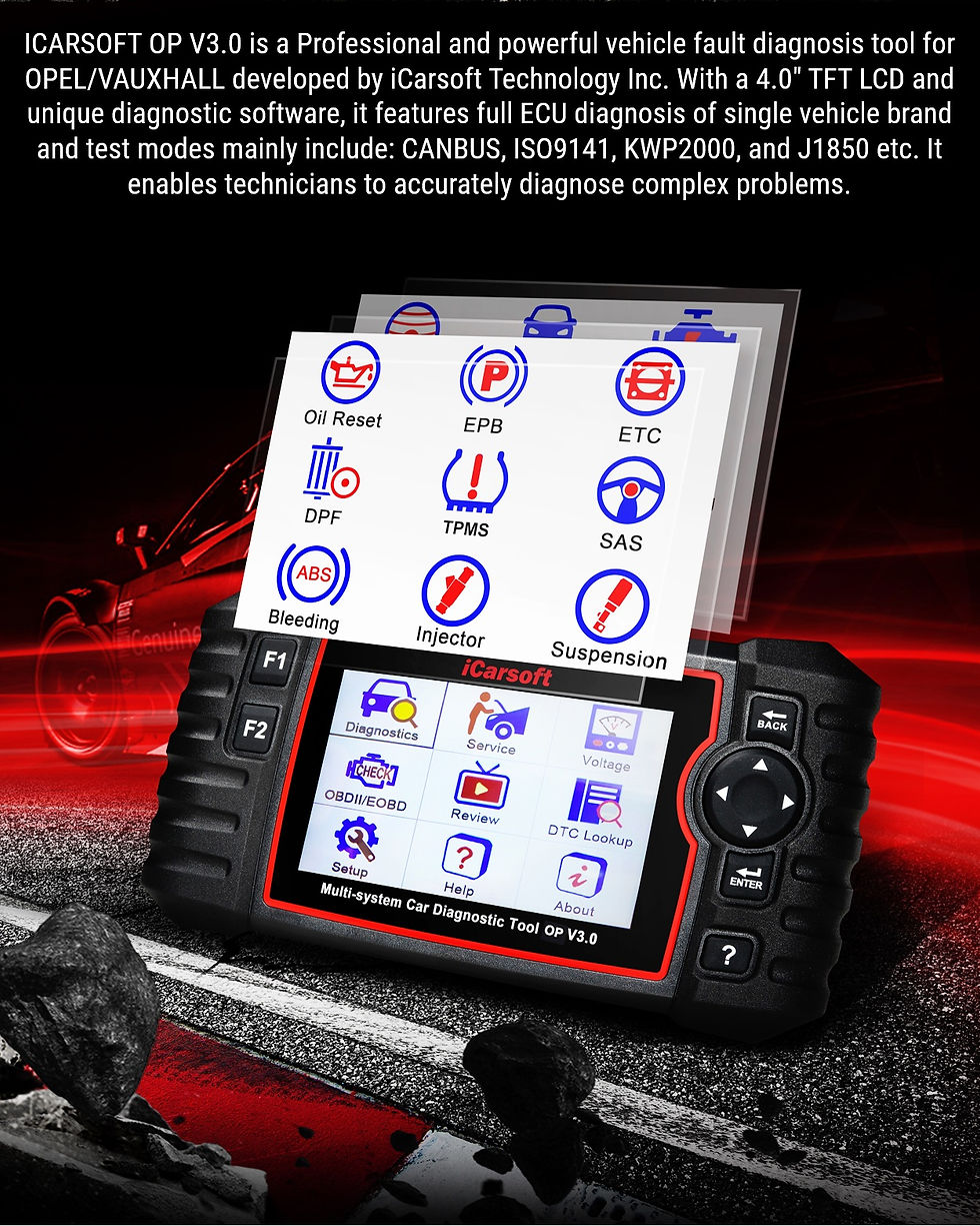 Thumbnail: ICARSOFT OP V3.0 Diagnostic Scanner - Opel & Vauxhall